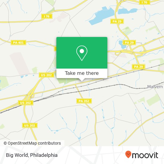 Big World, 395 Lancaster Ave Malvern, PA 19355 map