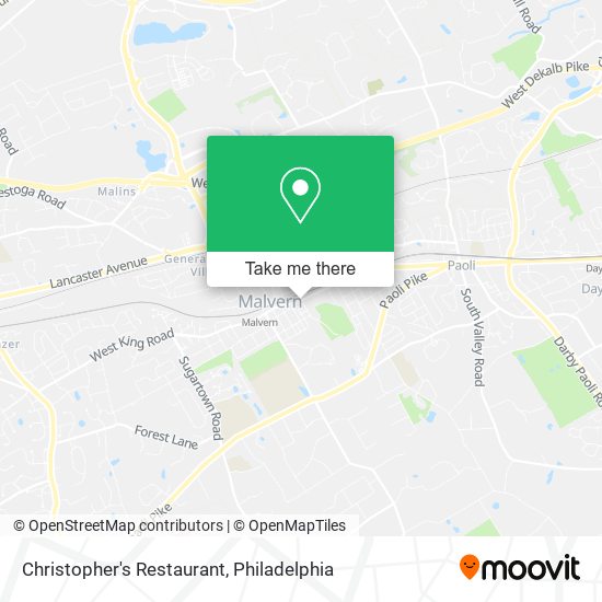 Mapa de Christopher's Restaurant