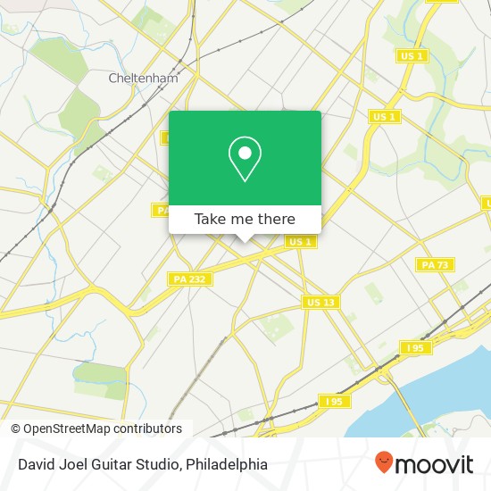 David Joel Guitar Studio, 6311 Horrocks St Philadelphia, PA 19149 map