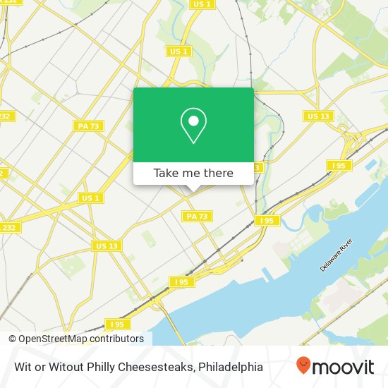 Wit or Witout Philly Cheesesteaks, 7352 Frankford Ave Philadelphia, PA 19136 map