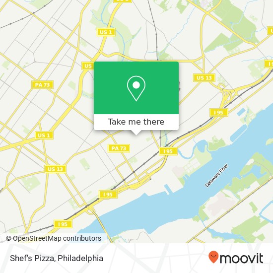 Shef's Pizza, 4330 Sheffield Ave Philadelphia, PA 19136 map