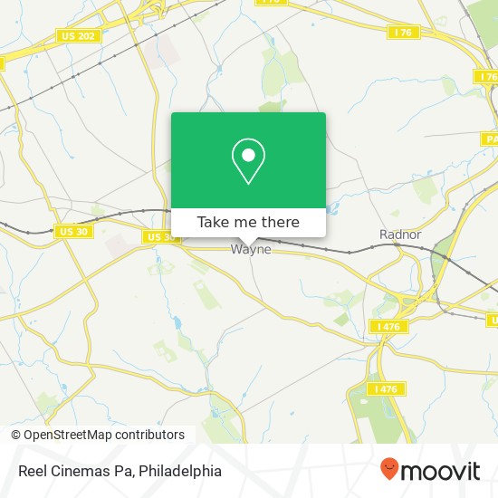 Reel Cinemas Pa map