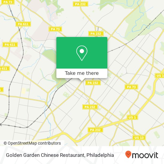 Golden Garden Chinese Restaurant map