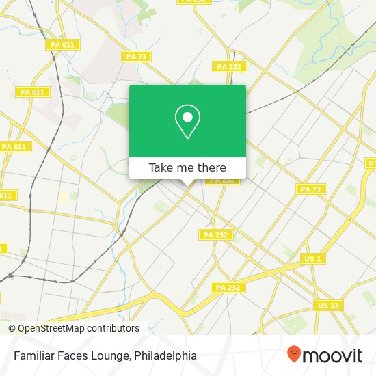 Familiar Faces Lounge, 6422 Rising Sun Ave Philadelphia, PA 19111 map