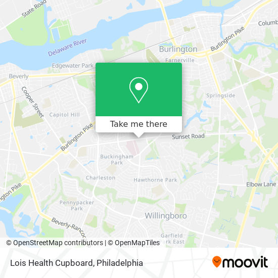 Mapa de Lois Health Cupboard