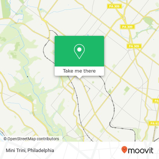 Mapa de Mini Trini, 7122 Germantown Ave Philadelphia, PA 19119