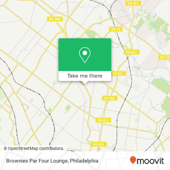 Brownies Par Four Lounge, 7173 Ogontz Ave Philadelphia, PA 19138 map