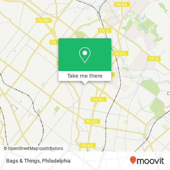 Mapa de Bags & Things, 1820 Elston St Philadelphia, PA 19126