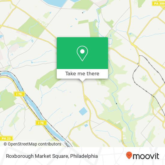Mapa de Roxborough Market Square