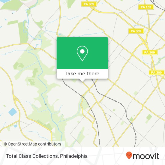 Mapa de Total Class Collections, 7904 Germantown Ave Philadelphia, PA 19118