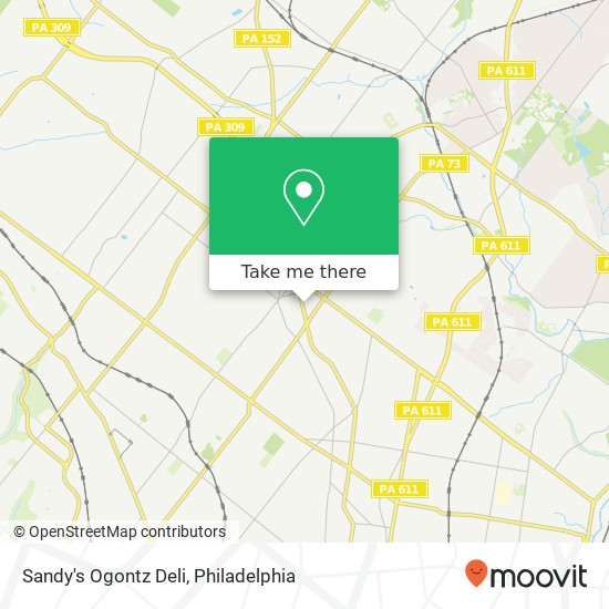 Sandy's Ogontz Deli, 7701 Ogontz Ave Philadelphia, PA 19150 map