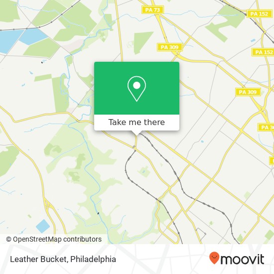 Mapa de Leather Bucket, 84 Bethlehem Pike Philadelphia, PA 19118