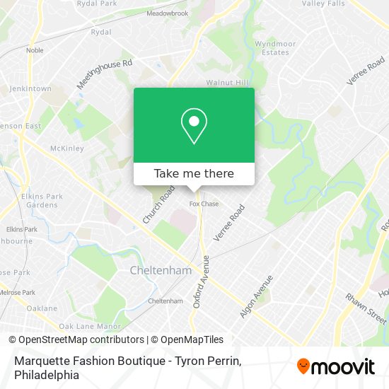 Marquette Fashion Boutique - Tyron Perrin map