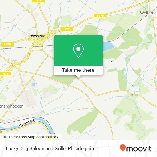 Lucky Dog Saloon and Grille, 417 Germantown Pike Lafayette Hill, PA 19444 map