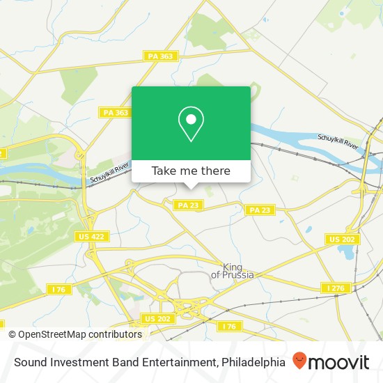 Mapa de Sound Investment Band Entertainment