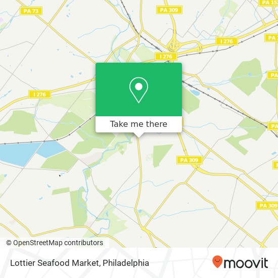 Mapa de Lottier Seafood Market, 1800 Bethlehem Pike Flourtown, PA 19031