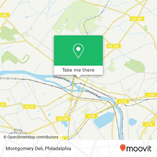 Montgomery Deli, 145 W Main St Norristown, PA 19401 map
