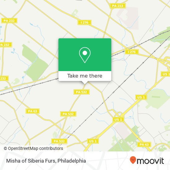 Mapa de Misha of Siberia Furs, 11909 Bustleton Ave Philadelphia, PA 19116