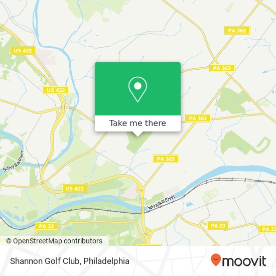 Shannon Golf Club, 2750 Egypt Rd Norristown, PA 19403 map