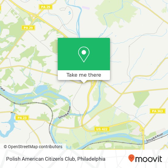 Mapa de Polish American Citizen's Club