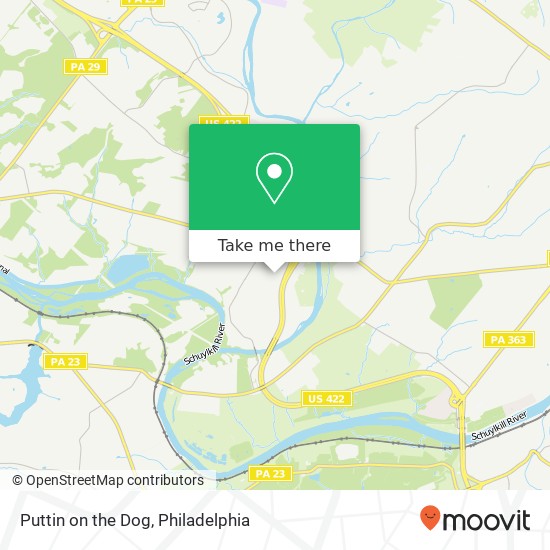 Puttin on the Dog, 180 Mill Rd Oaks, PA 19456 map