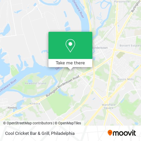 Mapa de Cool Cricket Bar & Grill