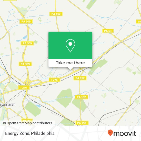 Mapa de Energy Zone, 1175 Virginia Dr Fort Washington, PA 19034