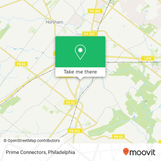 Mapa de Prime Connectors, 735 York Rd Willow Grove, PA 19090