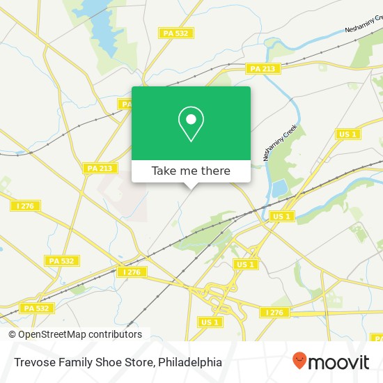 Trevose Family Shoe Store, 1738 Brownsville Rd Feasterville-Trevose, PA 19053 map