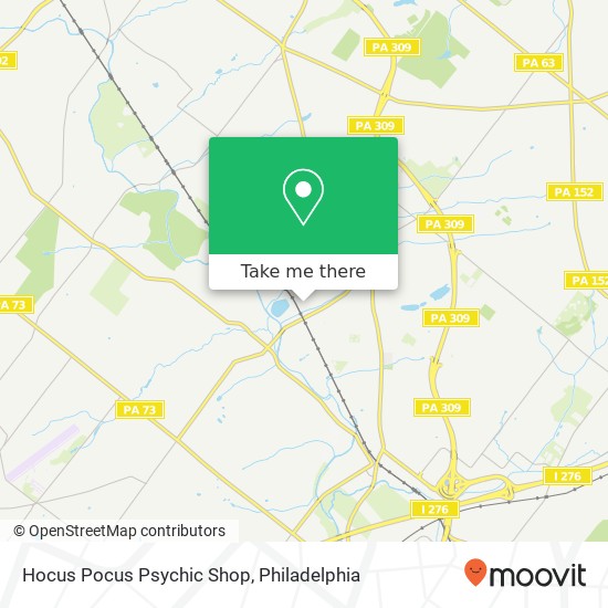 Mapa de Hocus Pocus Psychic Shop