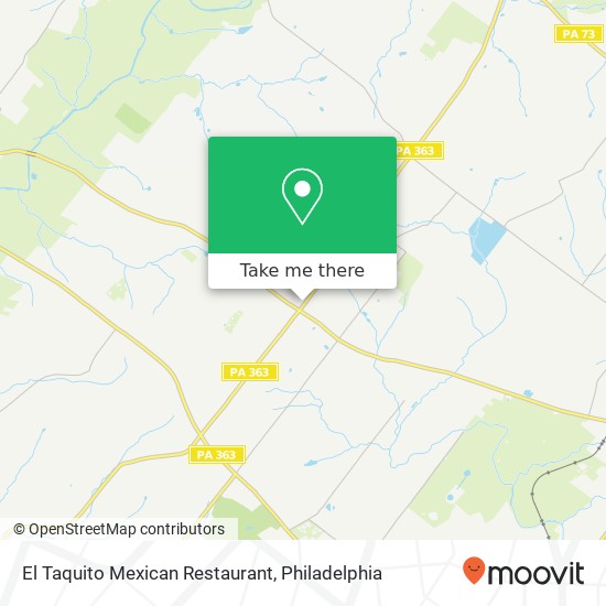 El Taquito Mexican Restaurant, 1013 Valley Forge Rd Norristown, PA 19403 map