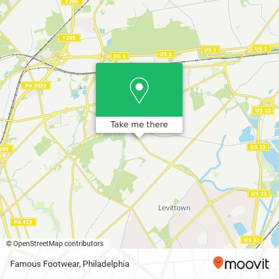 Famous Footwear, 455 S Oxford Valley Rd Fairless Hills, PA 19030 map