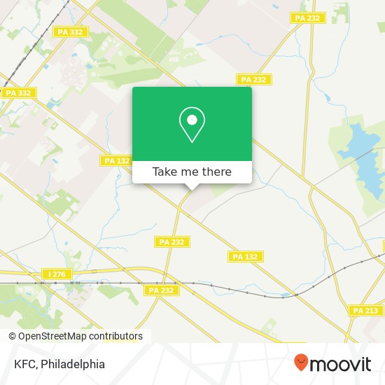 Mapa de KFC, 909 2nd Street Pike Southampton, PA 18966