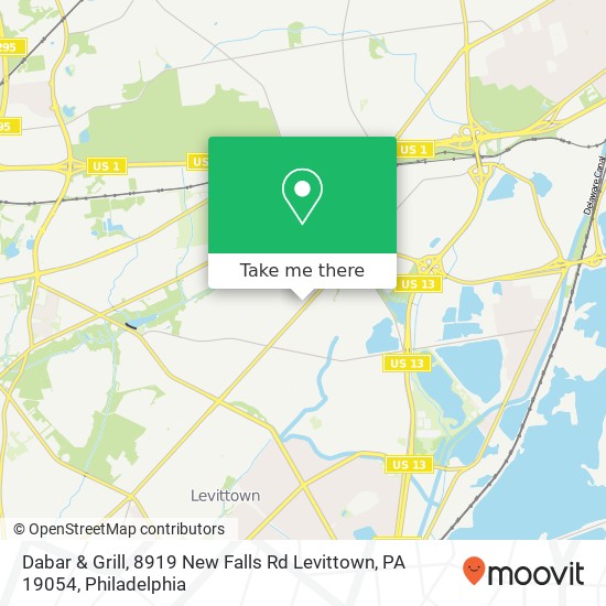 Dabar & Grill, 8919 New Falls Rd Levittown, PA 19054 map