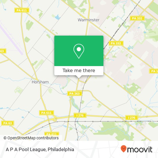 A P A Pool League map