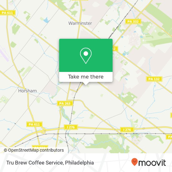 Mapa de Tru Brew Coffee Service, 387 Springdale Ave Hatboro, PA 19040