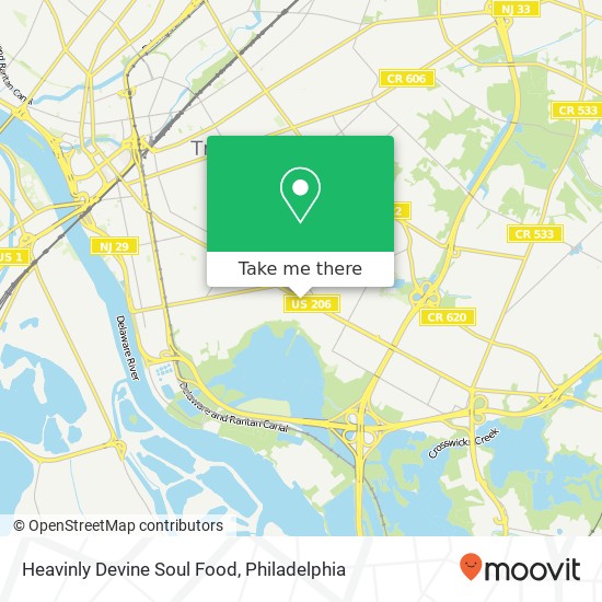 Heavinly Devine Soul Food, 1801 S Broad St Trenton, NJ 08610 map
