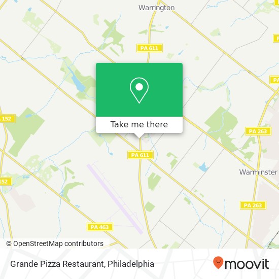 Grande Pizza Restaurant, 112 Easton Rd Warrington, PA 18976 map