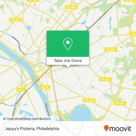 Jeppy's Pizzeria, 23 Anderson St Trenton, NJ 08611 map