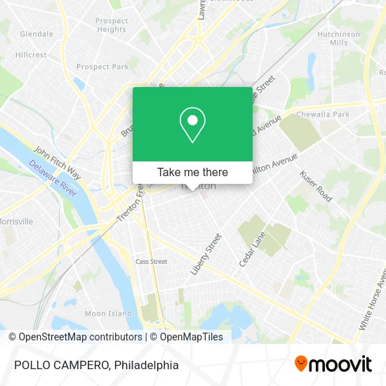 POLLO CAMPERO map