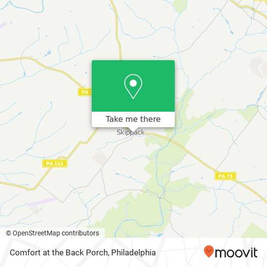 Mapa de Comfort at the Back Porch, 4000 Skippack Pike Schwenksville, PA 19473