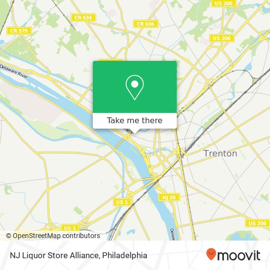 NJ Liquor Store Alliance map