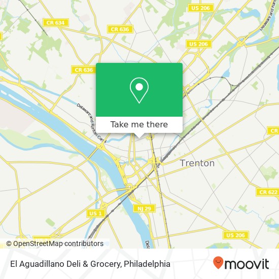 El Aguadillano Deli & Grocery, 202 Perry St Trenton, NJ 08618 map