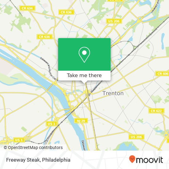 Freeway Steak, 322 E State St Trenton, NJ 08608 map