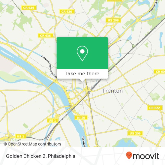 Golden Chicken 2, 242 E State St Trenton, NJ 08608 map