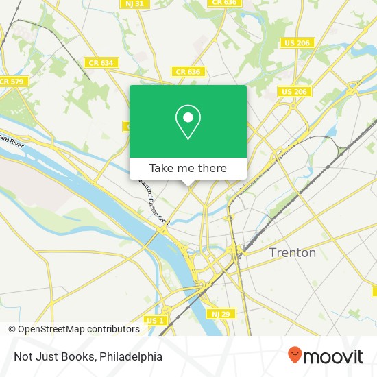 Not Just Books map