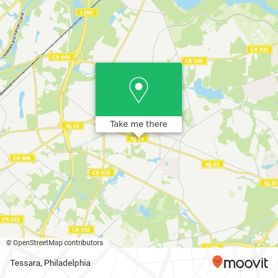 Mapa de Tessara, 812 Highway 33 Trenton, NJ 08619