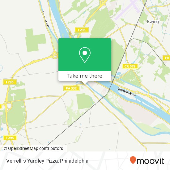 Verrelli's Yardley Pizza, 20 S Main St Yardley, PA 19067 map