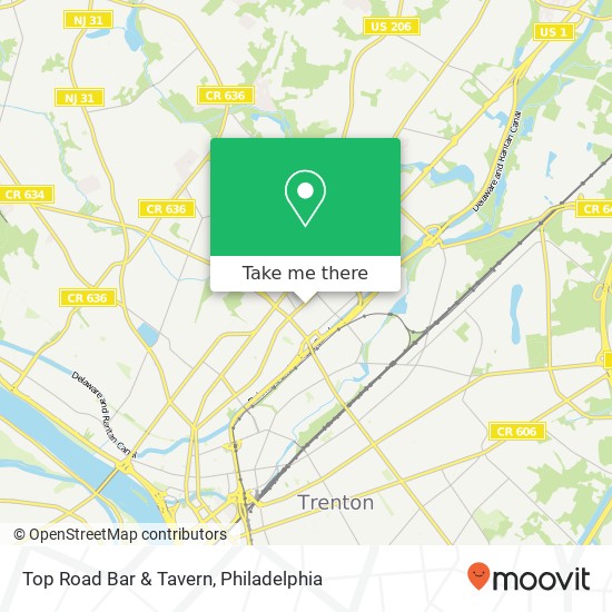 Top Road Bar & Tavern, 1042 Brunswick Ave Trenton, NJ 08638 map