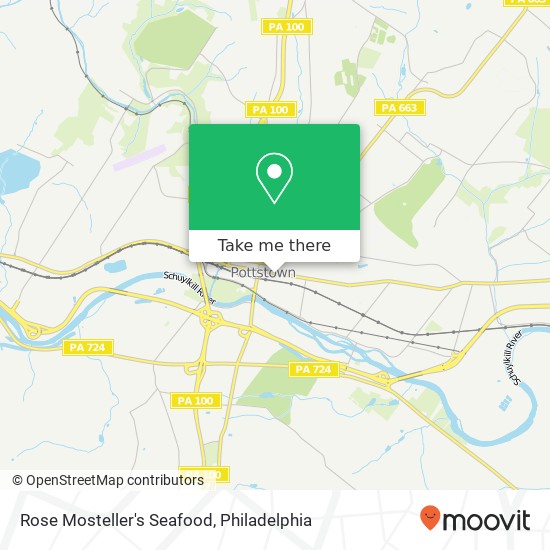 Rose Mosteller's Seafood, 14 S Charlotte St Pottstown, PA 19464 map